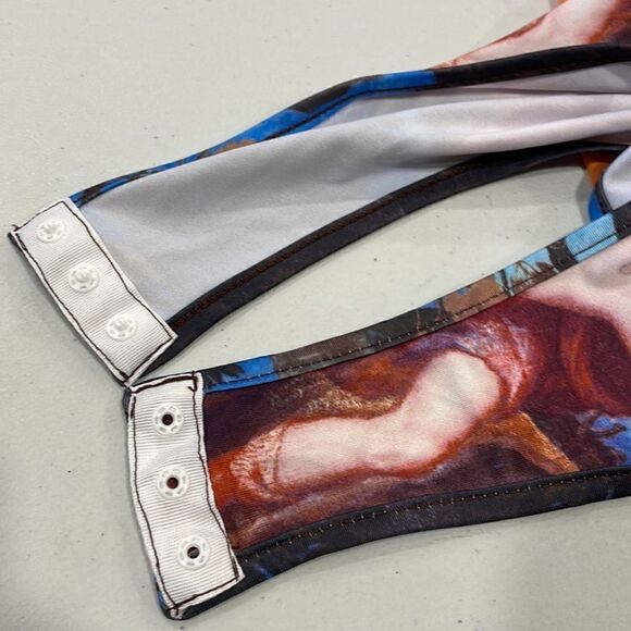 NWT Work of Art Choker Style Bodysuit Leotard.  Size M medium - Picture 6 of 9